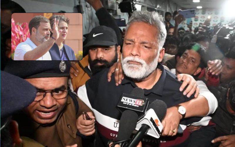 راہل،پرینکا نے پپویادوکی گرفتاری پراین ڈی اےحکومت کوبنایا تنقید کا نشانہ 